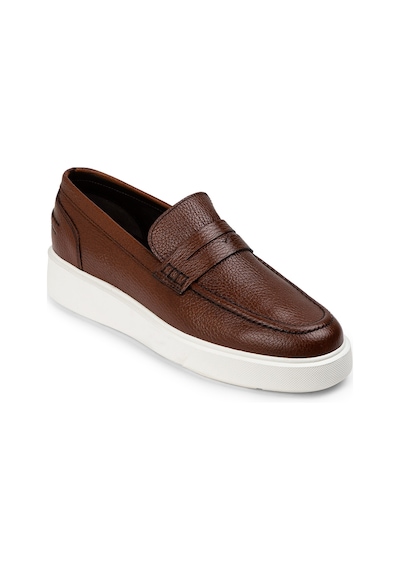 Deery Hakiki Deri Taba Rengi Erkek Loafer Ayakkabı - 01964mtbae02 Taba