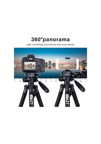 Azt Zomei Q111 10kg Kapasiteli 150cm Çantalı Pan Kafa Profesyonel Tripod Telefon Tutucu Kumanda Dslr, Aynasız Fotogra Diğer