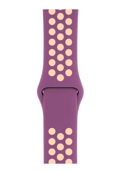 Apple Uyumlu Watch 38 40mm Silikon Kayış Açık Mor/lila
