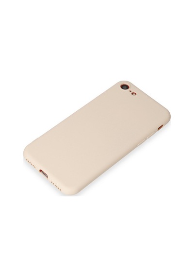 Apple iPhone  Uyumlu,  7 Kılıf First Silikon - Krem