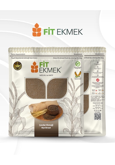 Fit Çavdar Lavaş Ekmeği 300gr Ve Keten Tohumlu Lavaş Ekmeği 300gr