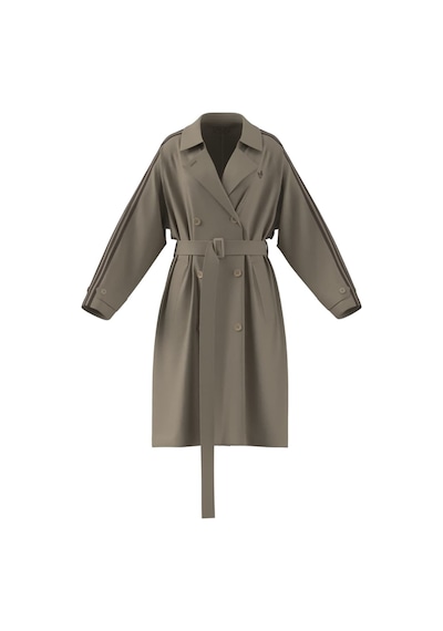 Adidas Kadın Kahverengi Ceket Trench Ct Tw Kd3734
