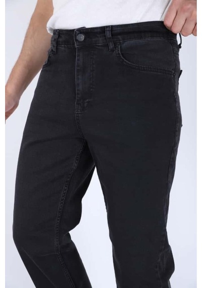 Blayn Jeans Erkek Regular Kalıp Likralı Esnek Kot Pantolon Siyah