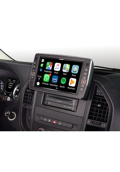 Alpine Mercedes Vito 447 İçin Apple Carplay Ve Android Auto İle Uyumlu 9 Dokunmatik Ekran Navigasyon Multimedya 9"