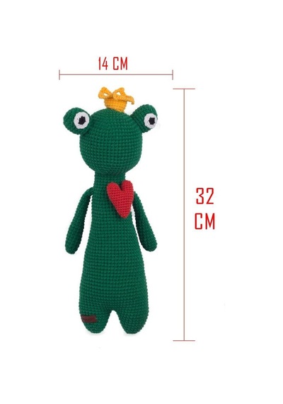Amigurumi Organik Oyuncak-uyku Arkadaşı Kurbağ-örme Kurbağ-örme Bebek