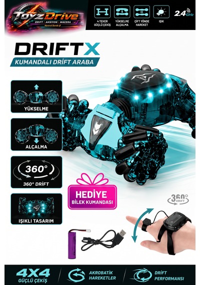 Driftx Kumandalı Drift Araba