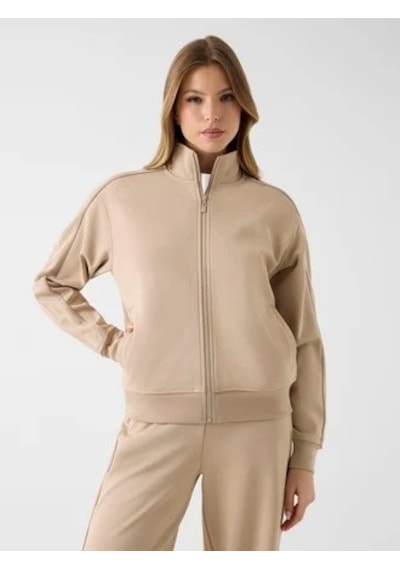 Guess Olympe Scuba Kadın Sweatshirt V6yq17k4313 Bej Guess Olympe Scuba Kadın Sweatshirt V6yq17k4313 Bej