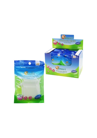 Go İthalat 720 Adet Poşetli Kürdanlı Diş İpi 30pcs X 24