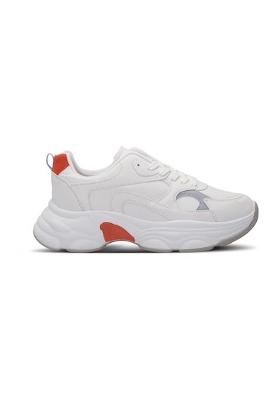 Slazenger ZUSA Kadın Koşu & Yürüyüş Ayakkabı Beyaz / Turuncu Slazenger ZUSA Kadın Koşu & Yürüyüş Ayakkabı Beyaz / Turuncu