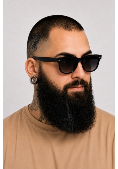 Wayfarer Erkek Güneş Gözlüğü Çapraz Kesim Uv Korumalı Çok Renkli