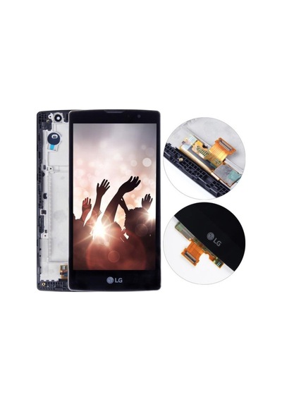 LG Uyumlu G4C H525 Lcd Ekran Dokunmatik Siyah Çıtalı