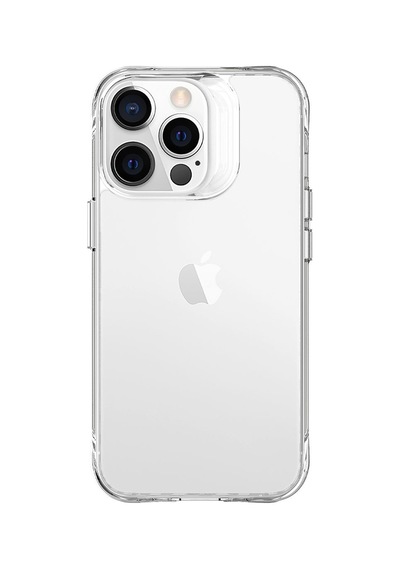 Zeyline Apple Uyumlu iPhone 13 Pro Zore Şeffaf Ultra İnce Airbag Tasarımlı Okka Kapak-renksiz