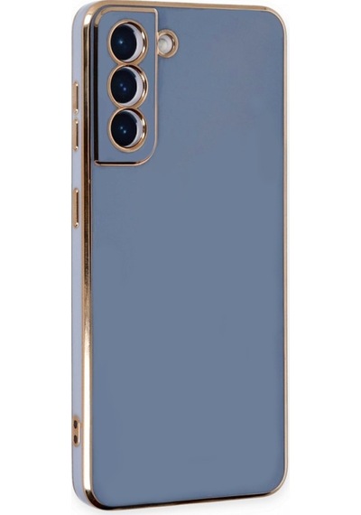Samsung Uyumlu Galaxy S21 Kılıf Volet Luxury Seri Kamera Korumalı Silikon Kapak