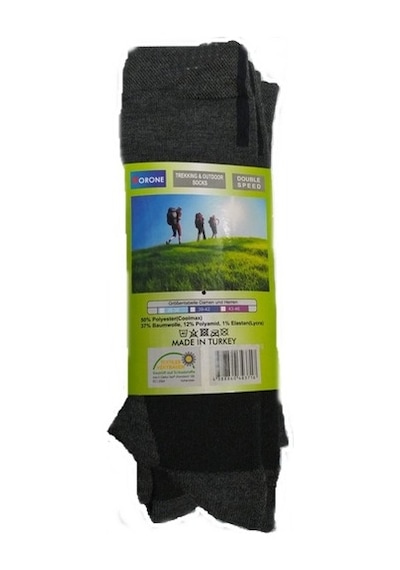 Orone Douple Kışlık Avcı Corap Termal Uzun 1 Paket 2 Cift 43-46