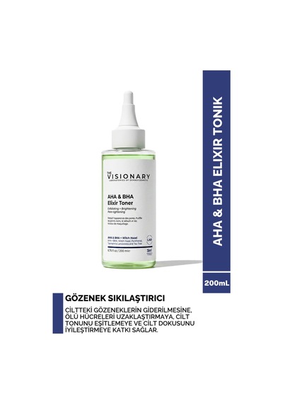 The Visionary Aha & Bha Gözenek Sıkılaştırıcı ve Canlandırıcı Tonik 200 ML