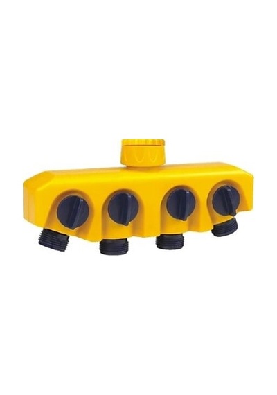 Daye Dy8004 Dörtlü Musluk Adaptörü 1 x 3/4 MM