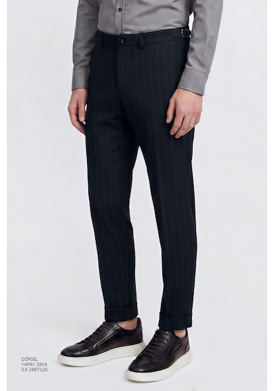 Altınyıldız Classıcs 360 Erkek Lacı 360 Her Yöne Esneyen Pamuklu Slim Fit Dar Kesim Beli Bağlamalı Yan Cepli Casual Pantolon