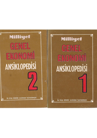 Genel Ekonomi Ansiklopedisi 1 ve 2 Cilt Takım N11.2129