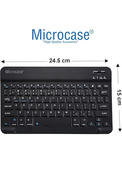 Microcase Honor Pad X8b 11 İnch Tablet İçin Bluetooth Klavye Ve Mouse + Kılıf Bkk6 Tablet Kılıfı