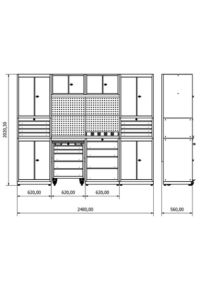 MT-1019 Modüler Çalışma Tezgahı -