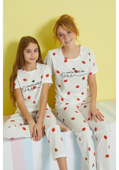 Siyah İnci Örme Pijama Takım 24107098 Çok Renkli