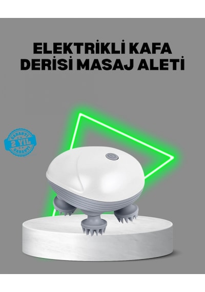 Elektrikli Kafa Derisi Masaj Aleti Islak Ve Kuru Kullanım