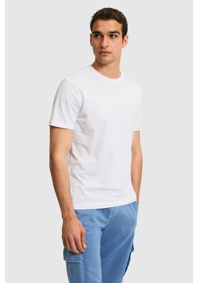 U.s. Polo Assn. Erkek Beyaz Tişört Basic 50326953-vr013