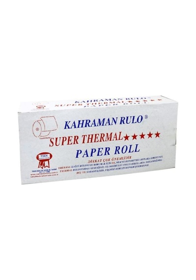 Kahraman 80X50 Yazarkasa Pos Termal Rulo 10 Lu