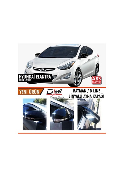 Hyundai Elentra Sinyalli 2011 - 2015 Yarasa Batman Ayna Kapağı