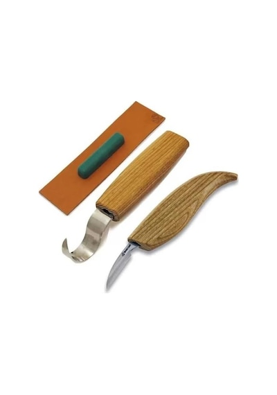 Beavercraft S02 Ahşap Kuksa Kaşık Oyma Bıçağı Seti