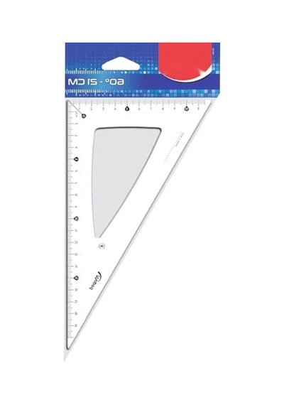 60 Gönye, 21 Cm Uzunluk