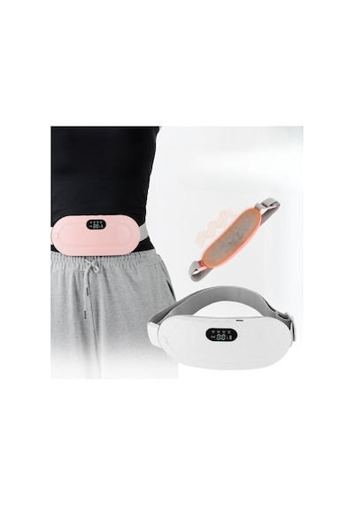 Digital Regl Kemeri Lüks Göstergeli Sıcaklık Titreşim Şarjlı Bel Kemeri Masaj Aleti Diğer