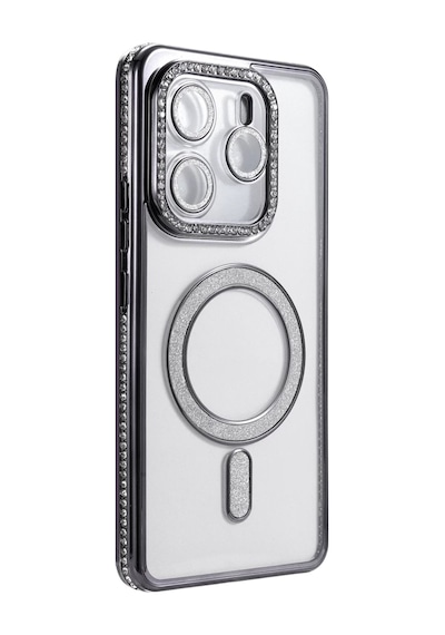Xiaomi Redmi Note 14 4g Uyumlu Joke Simli Magneticsafe Kılıf - Siyah