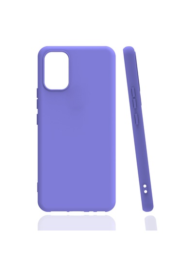 Zore Vivo V21e Kılıf Omsy Biye Silikon - Lila
