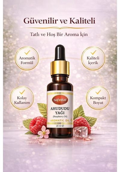 Ahududu Yağı 20 Ml Aromatik Yağ Yoğun Meyve Kokusu Cilt Saç Ve Ortam İçin Keyifli Kullanım
