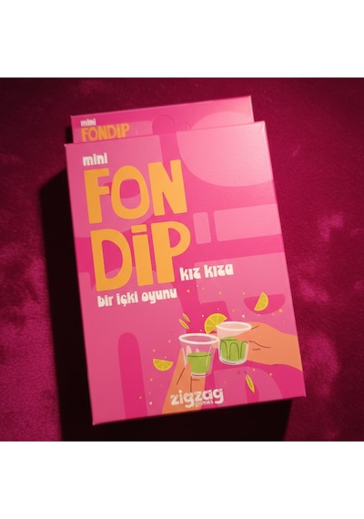 Fondip Mini Kız Kıza Bir İçki Oyunu 55 Kart Eğlenceli Parti Ve Arkadaş Oyunu