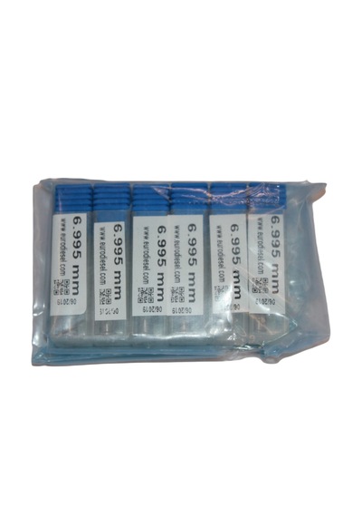 Eurodiesel Bosch Eup Uıs Enjektör Valf Çekirdeği 6.995mm 6 Adet Undersize Dizel Injector Valve Core Tamir Seti -