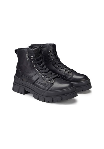 Bot Kadın Oxw202302 Oxs Kyla 2023 Mıd W Leather Black Siyah