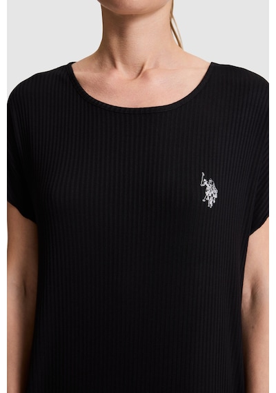 U.s. Polo Assn. Kadın Siyah Pijama Takım 50326529-vr046
