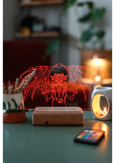 Diablo 16 Renk Kumandalı 3d Gece Lambası
