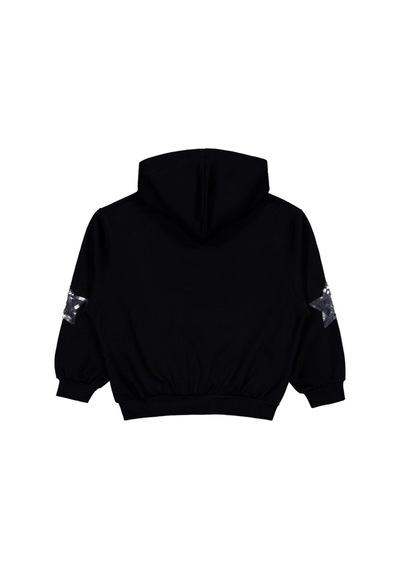 Civil Girls Coming Baskılı 10-13 Yaş Sweatshirt Siyah