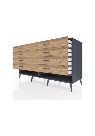 Kronos Konsol 8 Çekmeceli 176x59x99 Antrasit-antrasit/çam Antrasit-antrasit/çam Kronos Konsol 8 Çekmeceli 176x59x99 Antrasit-antrasit/çam Antrasit-antrasit/çam