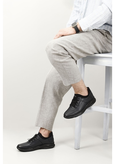 Gönderi(R) Erkek Lacivert Bağcıklı Hakiki Deri Comfort Sneaker Ddma73542198 Lacivert