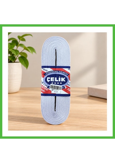 Vaveni 10 M 4 Cm Beyaz Paça Lastiği Arz