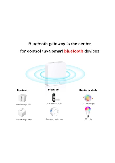 Tuya Bluetooth Ağ Geçidi Hub Akıllı Bluetooth Mesh Köprü Bağlantısı Wifi Akıllı Bluetooth Gateway Diğer