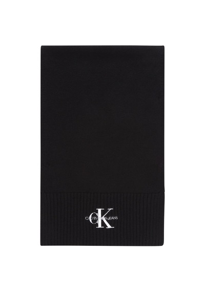 Calvin Klein Monologo Embro Scarf Erkek Siyah Atkı