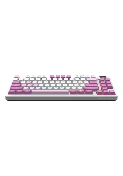 Msı Q Tr Gg Forge Gk600 Tkl Violet Switch Mekanik Beyaz/mor Oyuncu Klavyesi-219101