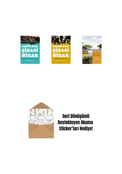 İstanbul Ve Boğaziçi Yazıları + Edebiyat Yazıları 2 + Geçmiş Zaman Köşkleri Kitap Boy + Okuma Sticker'ları