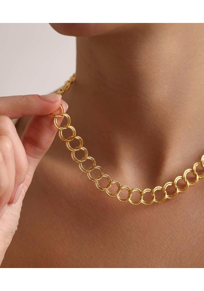 Bayar Gold 14 Ayar Altın Samanyolu Zincir Kolye