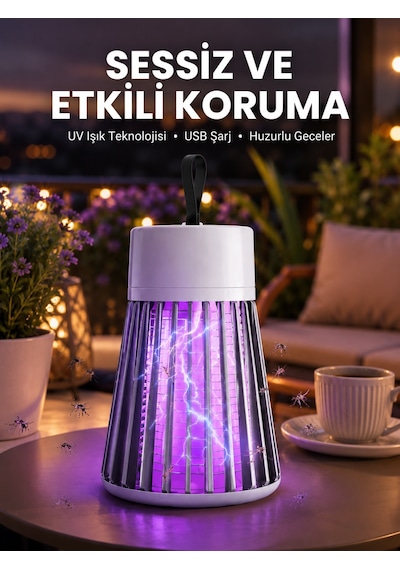 Kamp Bahçe İçin Şarjlı Böcek Kovucu Lamba - 4992